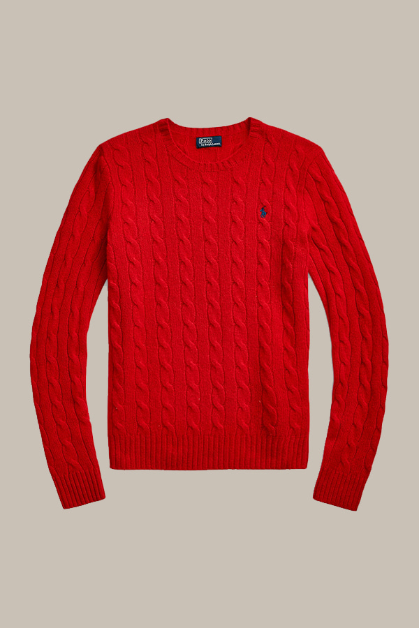 ΠΛΕΚΤΟ POLO RALPH LAUREN - 600 RED